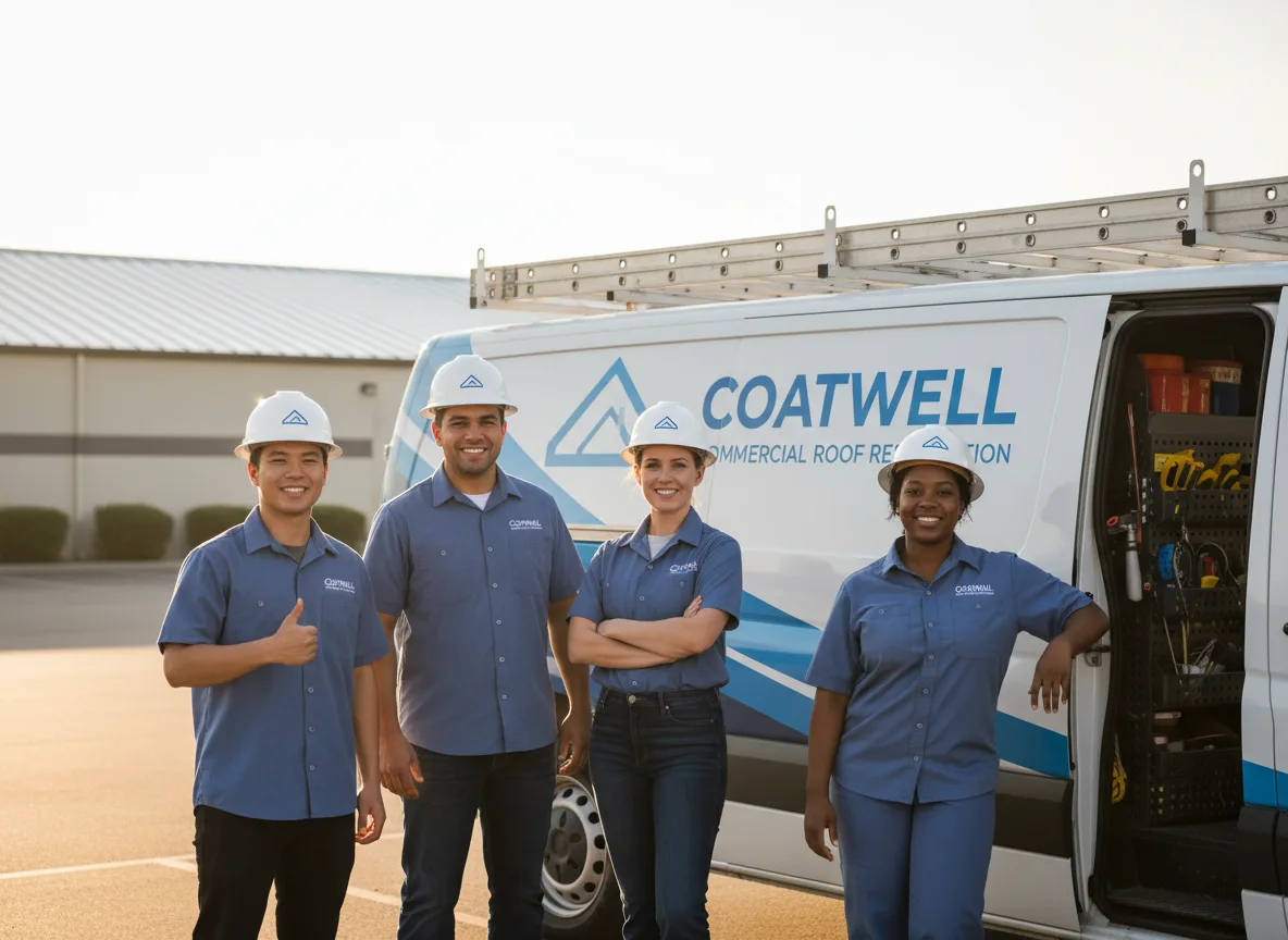 Commercial roof coating company in Ashfield, MA
